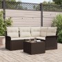 Juego de Sofá de Jardín de 4 Piezas con Cojines de Ratán Poliratán Gris by , Outdoor sofas - Ref: Foro24-3345348, Price: 353,...