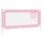 Barandilla de seguridad cama de niño rosa tela 160x25 cm de vidaXL, Barandillas de seguridad - Ref: Foro24-10203, Precio: 34,...