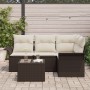 Juego de Sofá de Jardín de 4 Piezas con Cojines de Ratán Poliratán Gris by , Outdoor sofas - Ref: Foro24-3345348, Price: 353,...