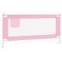 Barandilla de seguridad cama de niño rosa tela 180x25 cm de vidaXL, Barandillas de seguridad - Ref: Foro24-10204, Precio: 36,...