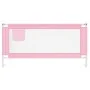 Barandilla de seguridad cama de niño rosa tela 180x25 cm de vidaXL, Barandillas de seguridad - Ref: Foro24-10204, Precio: 38,...