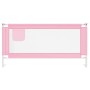 Barandilla de seguridad cama de niño rosa tela 180x25 cm de vidaXL, Barandillas de seguridad - Ref: Foro24-10204, Precio: 36,...