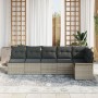 Juego de Sofá con Cojines de 6 Piezas Gris Claro de Polirratán von , Outdoor-Sofas - Ref: Foro24-3345382, Preis: 433,36 €, Ra...