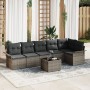 Juego de Sofás de Jardín de 6 Piezas Set de 7 Gris by , Outdoor sofas - Ref: Foro24-3345389, Price: 446,61 €, Discount: %