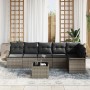 Juego de Sofás de Jardín de 6 Piezas Set de 7 Gris by , Outdoor sofas - Ref: Foro24-3345389, Price: 446,61 €, Discount: %