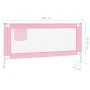 Sicherheitsgeländer Kinderbett rosa Stoff 180x25 cm von vidaXL, Sicherheitsgeländer - Ref: Foro24-10204, Preis: 40,35 €, Raba...