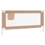 Sicherheitsgeländer Kleinkinderbett taupe Stoff 180x25 cm von vidaXL, Sicherheitsgeländer - Ref: Foro24-10222, Preis: 38,26 €...