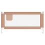 Barandilla de seguridad cama de niño taupe tela 180x25 cm de vidaXL, Barandillas de seguridad - Ref: Foro24-10222, Precio: 41...
