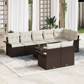 Conjunto de Sofás de Jardín de 8 Piezas con Cojines Ratán Polipropileno Gris von , Outdoor-Sofas - Ref: Foro24-3345418, Preis...