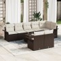 Conjunto de Sofás de Jardín de 8 Piezas con Cojines Ratán Polipropileno Gris by , Outdoor sofas - Ref: Foro24-3345418, Price:...