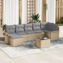 Juego de Sofá de Jardín de 8 Piezas con Cojines de Ratán Sintético Negro by , Outdoor sofas - Ref: Foro24-3345460, Price: 509...