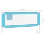 Barandilla de seguridad cama de niño azul tela 200x25 cm de vidaXL, Barandillas de seguridad - Ref: Foro24-10215, Precio: 45,...