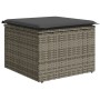 Conjunto de Sofá de Jardín de 8 Piezas con Cojines Gris Claro de Ratan Poliéster de , Sofás de exterior - Ref: Foro24-3345482...
