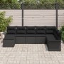 Conjunto de sofá de jardín de 8 piezas con cojines ratán negro de by , Outdoor sofas - Ref: Foro24-3345483, Price: 514,49 €, ...