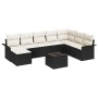 Conjunto de sofá de jardín de 8 piezas con cojines de ratán negro von , Outdoor-Sofas - Ref: Foro24-3345487, Preis: 501,07 €,...