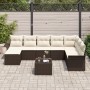 Juego de Sofá de Jardín de 8 piezas con Cojines Ratán Policarbonato Gris by , Outdoor sofas - Ref: Foro24-3345488, Price: 572...