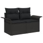 Conjunto de sofá de jardín de 7 piezas con cojines Negro Rattan by , Outdoor sofas - Ref: Foro24-3345513, Price: 497,07 €, Di...
