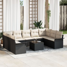Juego de Sofá de Jardín de 9 Piezas con Cojines en Poliratán Marrón von , Outdoor-Sofas - Ref: Foro24-3345527, Preis: 571,63 ...