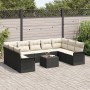 Juego de Sofá de Jardín de 9 Piezas con Cojines en Poliratán Marrón von , Outdoor-Sofas - Ref: Foro24-3345527, Preis: 571,63 ...