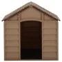 Hundehütte aus braunem PP, 71 x 71,5 x 68 cm von vidaXL, Hundehütten - Ref: Foro24-316180, Preis: 82,23 €, Rabatt: %