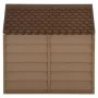 Brown PP doghouse 71x71.5x68 cm by vidaXL, Dog kennels - Ref: Foro24-316180, Price: 87,27 €, Discount: %