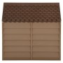 Hundehütte aus braunem PP, 71 x 71,5 x 68 cm von vidaXL, Hundehütten - Ref: Foro24-316180, Preis: 76,54 €, Rabatt: %