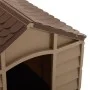 Hundehütte aus braunem PP, 71 x 71,5 x 68 cm von vidaXL, Hundehütten - Ref: Foro24-316180, Preis: 82,23 €, Rabatt: %