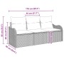 Juego de Sofá de Jardín de 3 piezas con Cojines Beige de Poliratán by , Outdoor sofas - Ref: Foro24-3345560, Price: 227,19 €,...