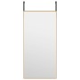 Türspiegel aus schwarzem Glas und Aluminium, 30 x 60 cm von vidaXL, Spiegel - Ref: Foro24-327412, Preis: 31,11 €, Rabatt: %