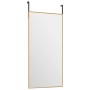 Türspiegel aus schwarzem Glas und Aluminium, 30 x 60 cm von vidaXL, Spiegel - Ref: Foro24-327412, Preis: 31,11 €, Rabatt: %