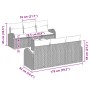 Conjunto de sofá de jardín de 7 piezas con cojines beige de ratán sintético von , Outdoor-Sofas - Ref: Foro24-3345930, Preis:...