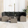 Juego de Sofá de Jardín de 7 Piezas con Cojines Gris Polirratán by , Outdoor sofas - Ref: Foro24-3345939, Price: 440,50 €, Di...