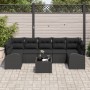 Juego de Sofás de Jardín de 8 Piezas con Cojines Ratán Sintético Negro by , Outdoor sofas - Ref: Foro24-3345963, Price: 533,6...