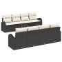 Juego de Sofá de Jardín de 9 Piezas con Cojines Negro Poliratán by , Outdoor sofas - Ref: Foro24-3345967, Price: 557,29 €, Di...
