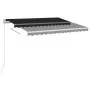 Automatic awning LED wind sensor anthracite gray 3.5x2.5 m by vidaXL, Awnings - Ref: Foro24-3069934, Price: 576,61 €, Discoun...