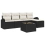 Juego de Sofás de Jardín de 5 Piezas con Cojines Marrón Poliratán von , Outdoor-Sofas - Ref: Foro24-3346007, Preis: 349,91 €,...