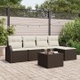 Conjunto de Sofá de Jardín de 5 Piezas con Cojines Gris Poliratán by , Outdoor sofas - Ref: Foro24-3346008, Price: 359,60 €, ...