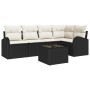 Juego de Sofá de Jardín de 5 Piezas con Cojines Ratán Poliéster Marrón by , Outdoor sofas - Ref: Foro24-3346047, Price: 382,3...
