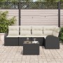 Juego de Sofá de Jardín de 5 Piezas con Cojines Ratán Poliéster Marrón by , Outdoor sofas - Ref: Foro24-3346047, Price: 382,3...