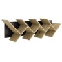 FMD Estantería geométrica para pared color roble y negro de FMD, Estantes y estanterías - Ref: Foro24-436995, Precio: 81,48 €...