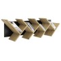 FMD Estantería geométrica para pared color roble y negro de FMD, Estantes y estanterías - Ref: Foro24-436995, Precio: 81,48 €...