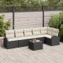 Conjunto de Sofá de Jardín de 6 Piezas con Cojines de Poliratán Marrón by , Outdoor sofas - Ref: Foro24-3346067, Price: 415,4...