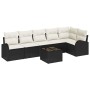 Conjunto de Sofá de Jardín de 6 Piezas con Cojines de Poliratán Marrón by , Outdoor sofas - Ref: Foro24-3346067, Price: 415,4...