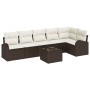 Juego de sofá de jardín de 6 piezas con cojines en poliratán gris by , Outdoor sofas - Ref: Foro24-3346068, Price: 476,81 €, ...