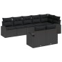 Conjunto de Sofá de Jardín de 8 Piezas con Cojines de Ratán Negro by , Outdoor sofas - Ref: Foro24-3346093, Price: 571,95 €, ...