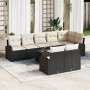 Juego de sofá de jardín de 8 piezas con cojines de ratán sintético marrón von , Outdoor-Sofas - Ref: Foro24-3346097, Preis: 5...