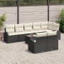 Juego de sofá de jardín de 8 piezas con cojines de ratán sintético marrón von , Outdoor-Sofas - Ref: Foro24-3346097, Preis: 5...