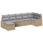 Conjunto de Sofá de Jardín 7 Piezas Beige Ratán Sofá de Jardín von , Outdoor-Sofas - Ref: Foro24-3346130, Preis: 448,66 €, Ra...