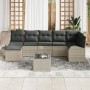Conjunto de Sofá de Jardín de 8 Piezas con Cojines Gris Poliratán von , Outdoor-Sofas - Ref: Foro24-3346142, Preis: 542,54 €,...