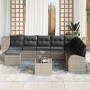 Conjunto de Sofá de Jardín Conjunto de 9 Beige y Negro Ratan by , Outdoor sofas - Ref: Foro24-3346172, Price: 598,96 €, Disco...